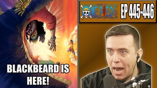 BLACKBEARD APPEARS AT IMPEL DOWN! - One Piece Episode 445 and 446 - Rich Reaction