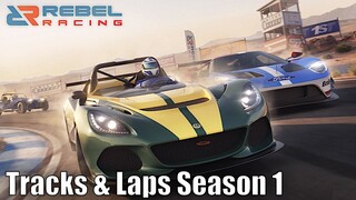 Rebel Racing - Tracks & Laps Season 1 Update - New Cars, Longer Tracks