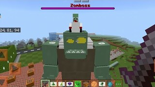 MCPE | Zomboss Gameplay