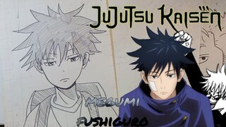 menggambar Megumi fushiguro