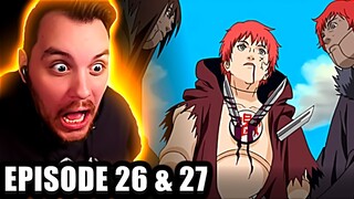 Sasori DEFEATED?! | Naruto Shippuden Episode 26 & 27 REACTION