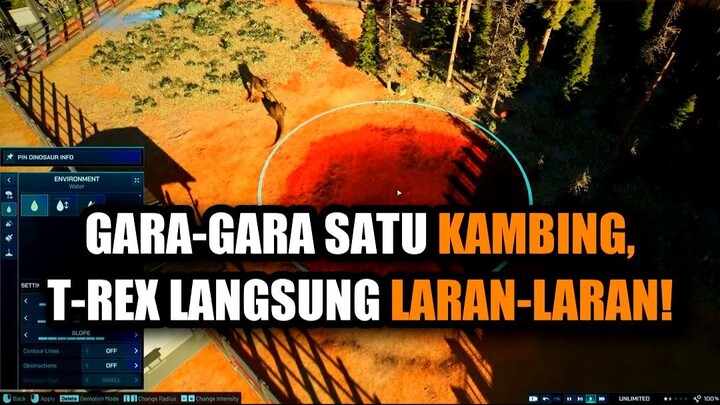 😱 GARA-GARA SATU KAMBING, T-REX LANGSUNG LARAN-LARAN!