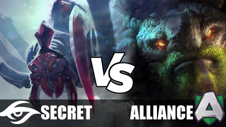 Team Secret vs Alliance - [RAT DOTA vs HEAVY PUSH] #TI9