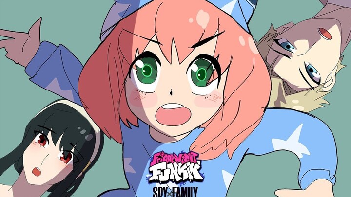 POWER HOUR but Loid, Yor and Anya ANIME version _  FNF Spy x Family