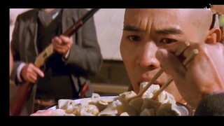This is how to eat dumplings! Jet Li eats dumplings with big mouthfuls, Jiang Wen eats dumplings wit