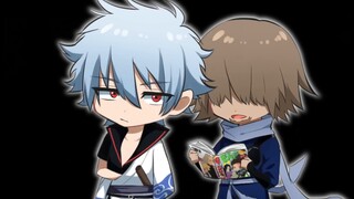 【جينتاما/مقطع مثير】 شعبية طعام تسوجي وسينتو الذي لا يهتم به أحد【تقليد الصوت】【Feign】