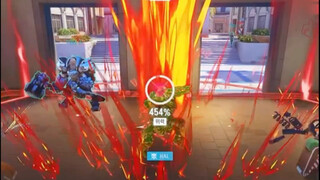 Watch out! Orisa's mobility allows him to attack from any angle!