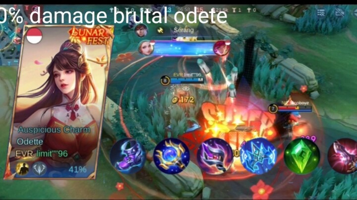 odet juga ngeri damag nya