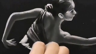 Lin Jinyong's master-level chalk drawing sketches, done with complete freedom