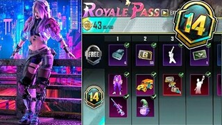 MONTH 14 ROYAL PASS 1 TO 50 REWARDS 🔥 M14 ROYAL PASS 🔥 1 TO 50 RP 🔥 BGMI & PUBG MOBILE M9 ROYAL