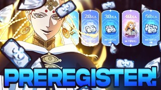 PREREGISTRATION IS OUT NOW FOR BLACK CLOVER MOBILE! HOW TO PREREGISTER! | Black Clover Mobile