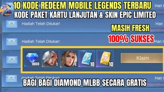 BURUAN KLAIM! 10 KODE REDEEM ML TERBARU KODE REDEEM MOBILE LEGENDS HARI INI UPDATE JULI 2024