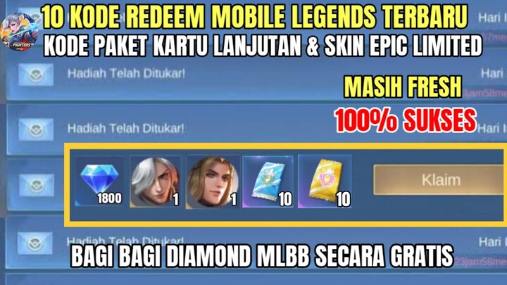 BURUAN KLAIM! 10 KODE REDEEM ML TERBARU KODE REDEEM MOBILE LEGENDS HARI INI UPDATE JULI 2024