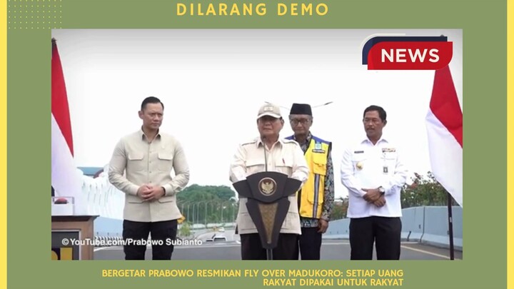 Prabowo Resmikan Fly Over Pakai Uang Rakyat?