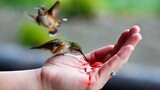 Kolibri. Semua makhluk bisa dibelai, membelai kolibri sampai berdarah.