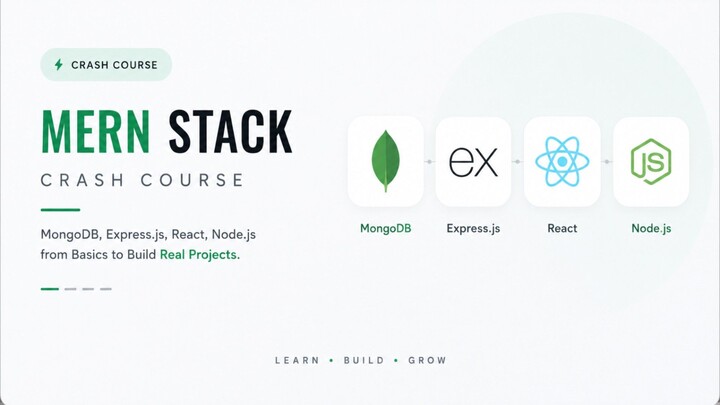 MERN STACK COMPLETE CRASH COURSE