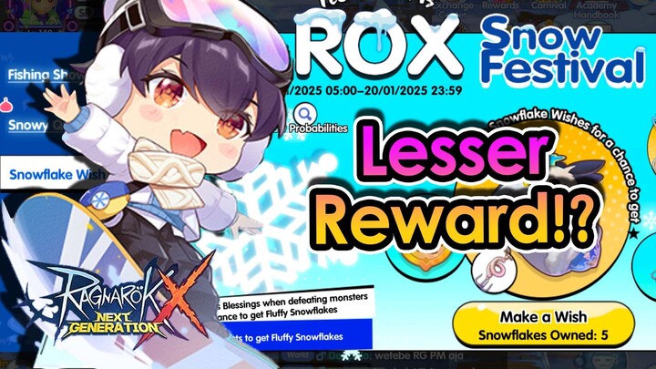 [ROX] Less Reward With Snow Festival Event | King Spade