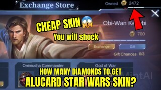 How Many Diamonds To Get Alucard Star Wars Skin? Very Cheap Skin 😂 | Watch & Shock | MLBB