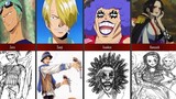 First Designs of One Piece Characters