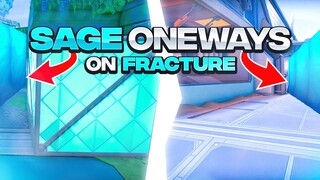 Sage Oneways And Setups For FRACTURE - Valorant Tips & Tricks