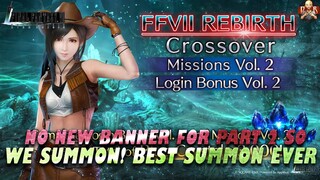 [FF7 Ever Crisis] - Rebirth part 2 is OUT! BEST SUMMON SESSION I'VE EVER HAD! F2P BABY