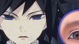 [Ah Hikari's Makeup] Proses riasan mata Kimetsu no Yaiba Tomioka Giyong-seluruh proses menjungkirbal