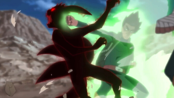 [Naruto] A smooth fight like the movie version, Teacher Kai’s punch looks really exciting