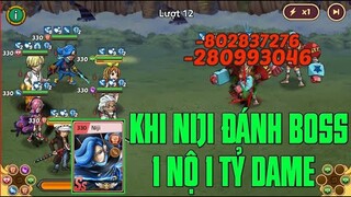 HTDC - SÁT THƯƠNG KHI NIJI ĐÁNH BOSS KHỦNG THẾ NÀO ??? HIỆU ỨNG BẤT LỢI CỘNG DỒN CÓ TÍNH VS NIJI ?