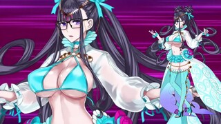 【FGO·1080P】Swimsuit·Murasaki Shikibu (CV: Chino Ai) Noble Phantasm + EX + 3 skills