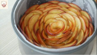 japanese make Apple rose cake 3 #monngonNhatBan