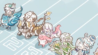 [Genshin Impact Comic] Six Gods Mount Race