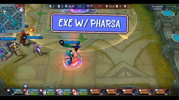 Fourth exe w/ my pharsa actually many more funniest scene haha