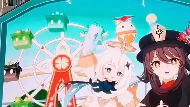 Changsha Plaza bertemu Genshin Impact Hutao