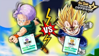 NEW 3 STAR KID TRUNKS MAKES VEGETA MAJIN RETIRED?! | ROBLOX ALL STAR TOWER DEFENSE