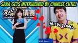Pinoy Import Saxa Gets Interviewed For The First Time by China MLBB Host Michelle! 😍😍😍