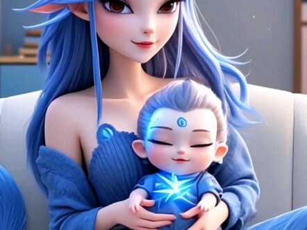 Little Aobing is so cute.