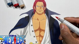 วิธีการวาด Shanks ทีละขั้นตอน - One Piece Film RED