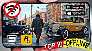 Top 10 Best Rockstar & Gameloft Games For Android OFFLINE HD