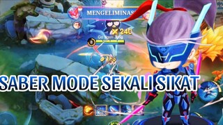 SABER MODE SEKALI SIKAT