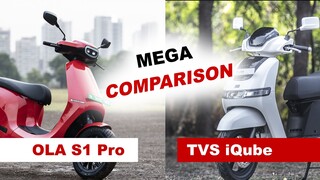 OLA S1 pro VS TVS iQube