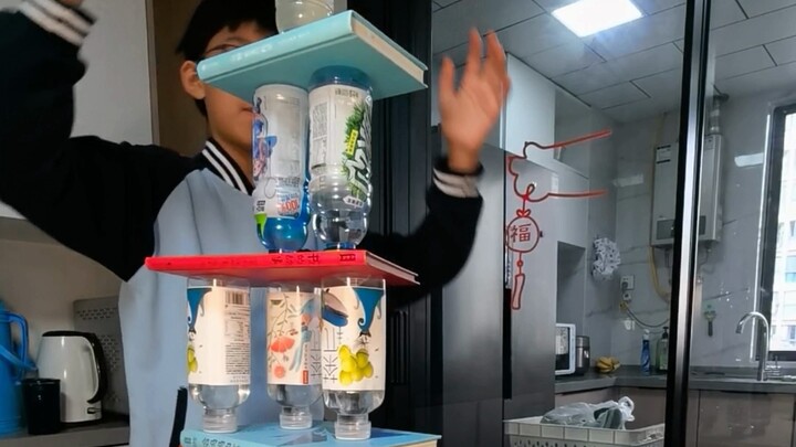 [Kill pertama di Tiongkok] Tanpa kesalahan, menara 4 lapis terbalik hibrida