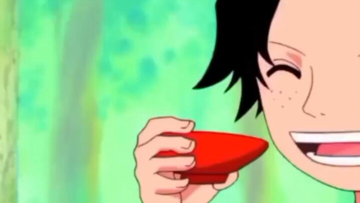 Luffy makan