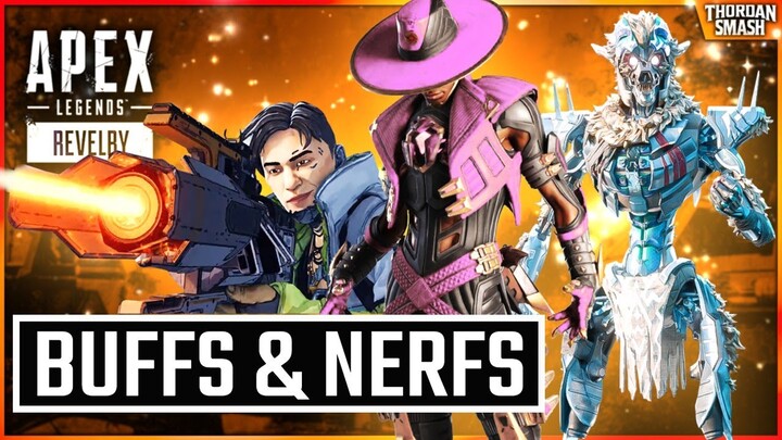 Apex Legends New Buffs & Nerfs Season 17 Rework Update