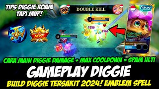 GAMEPLAY DIGGIE SEASON 32 SKIN❗CARA MAIN DIGGIE DAMAGE❗BUILD DIGGIE TERSAKIT 2024❗ DIGGIE TOP GLOBAL