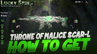 HOW TO GET THORN OF MALICE SCAR-L SKIN IN PUBG MOBILE | GET MATERIAL IN 10 UC ONLY | CRATE OPENING