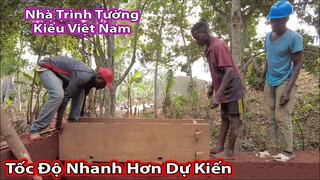 Tập 310||Cung cấp lương thực làm nhà Trình Tường ở Châu Phi||2Q Vlogs Cuộc Sống Châu Phi