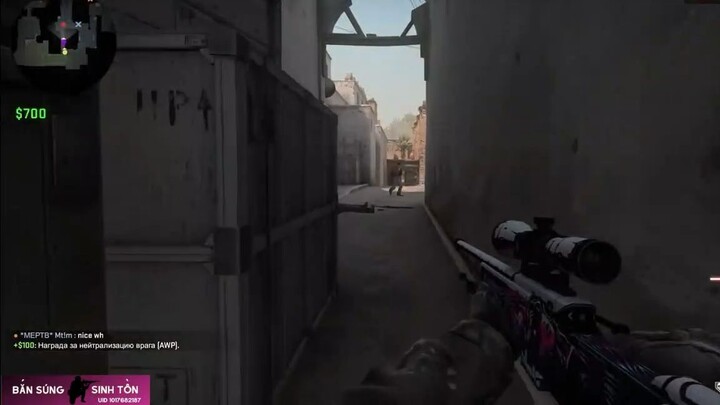 Bắn súng sinh tồn siêu hay - csgo #highlight