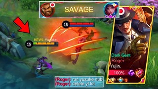 Yuzuke Vs Top 1 Supreme Roger Trashtalker in MCL Final | Lifesteal Hack Vs Insane Attack Speed!