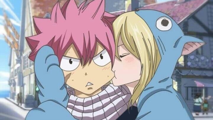 "Fairy Tail" Lucy: Fool I've been waiting for someone! It's you idiot.