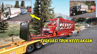 EVAKUASI TRUK KECELAKAAN, PINDAH MUATAN KE WAHYU ABADI